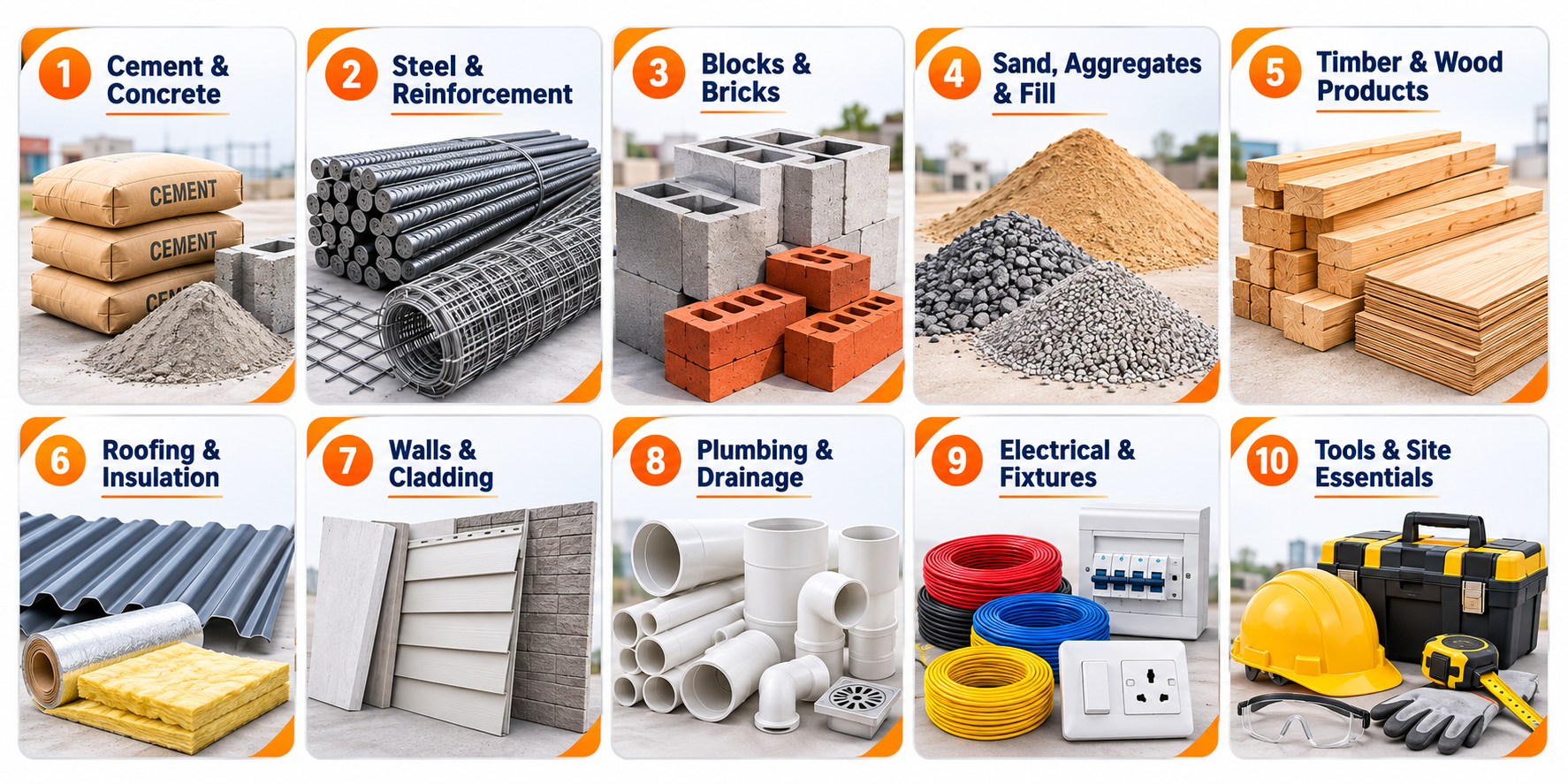Building Materials Checklist
